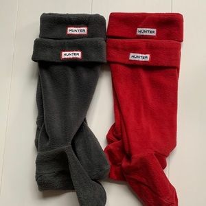 HUNTER Tall Boot Socks 2 Pairs M